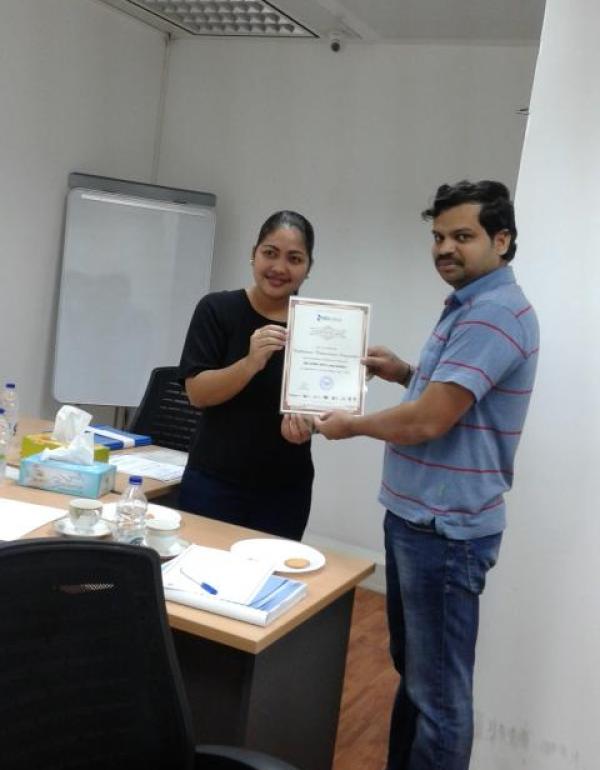 ISO/IEC 27001Information Security Management In- House Training at Nbiz Infosol Awarding of Certificates_04