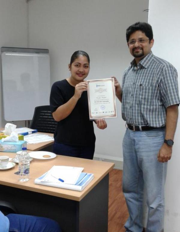 ISO/IEC 27001Information Security Management In- House Training at Nbiz Infosol Awarding of Certificates_07