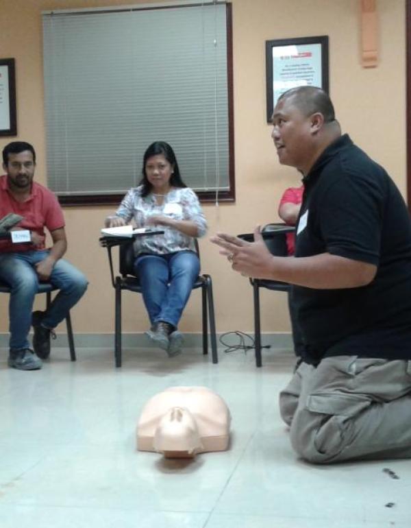 Nbiz Infosol First Aid Training at ICAD with Mr. Ace Macarandang_015