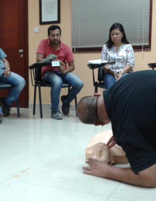 Nbiz Infosol First Aid Training at ICAD with Mr. Ace Macarandang_013