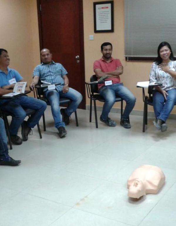 Nbiz Infosol First Aid Training at ICAD with Mr. Ace Macarandang_012