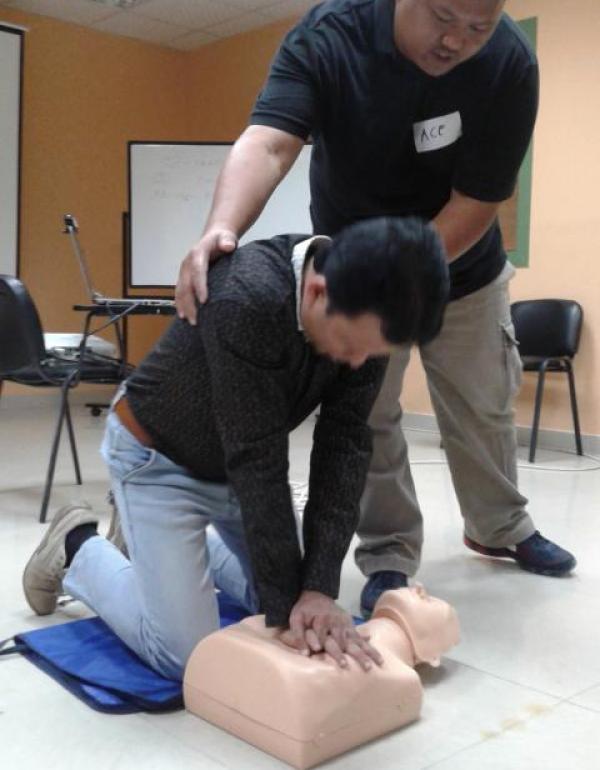 Nbiz Infosol First Aid Training at ICAD with Mr. Ace Macarandang_034