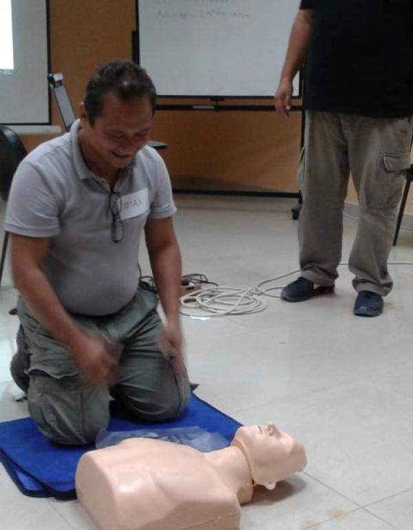 Nbiz Infosol First Aid Training at ICAD with Mr. Ace Macarandang_035
