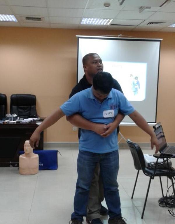 Nbiz Infosol First Aid Training at ICAD with Mr. Ace Macarandang_030