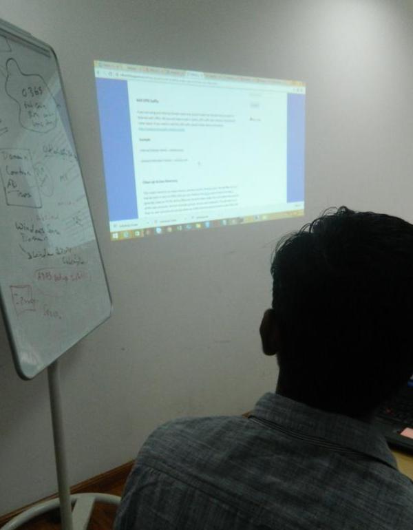 Enabling and Manging Office 365 One-on-one Session with the Nbiz Infosol IT Head and Consultant, Mr. Hariharan_06