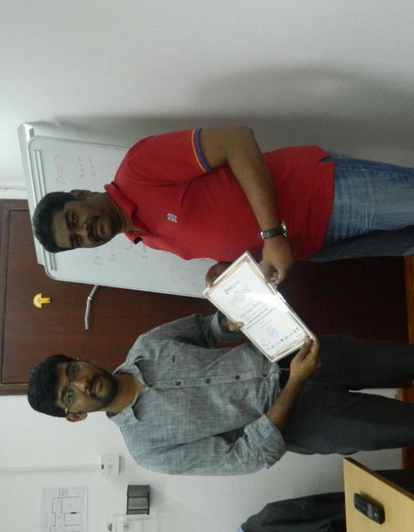 Enabling and Manging Office 365 Awarding of Certificate with the Nbiz Infosol IT Head and Consultant, Mr. Hariharan_05